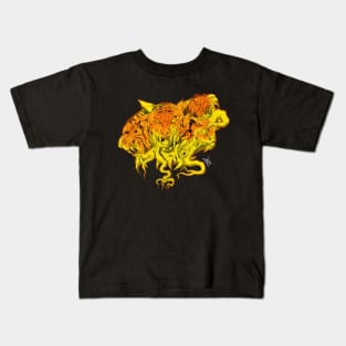 Mutant Lovecraftian Tiger Kids T-Shirt